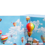 DIY Book Bookends Kits Building Puzzles Doll House Model for Teens Boys Kids Ballon