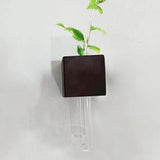 Maxbell Maxbell Mini Refrigerator Vase Magnets Plant Refrigerator Magnet for Kitchen Bedroom Walnut L