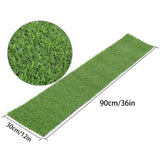 Maxbell Maxbell Synthetic Grass Table Runner Realistic for Indoor Outdoor Restaurant Kitchen 12 x 36 inch