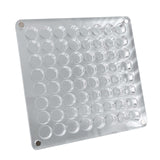 Acrylic Magnetic Seashell Display Box Multipurpose Travel Rhinestone Storage 64 Grids