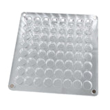 Acrylic Magnetic Seashell Display Box Multipurpose Travel Rhinestone Storage 64 Grids