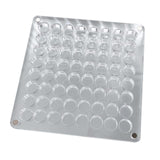 Acrylic Magnetic Seashell Display Box Multipurpose Travel Rhinestone Storage 64 Grids