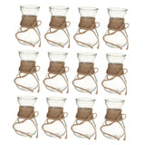 Maxbell Maxbell Small Vases Flower Arrangement Decorative for Gift Table Centerpiece Wedding 12x  with rope