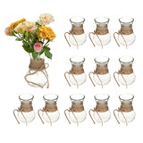 Maxbell Maxbell Small Vases Flower Arrangement Decorative for Gift Table Centerpiece Wedding 12x  with rope