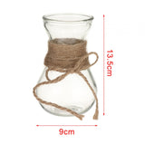 Maxbell Maxbell Small Vases Flower Arrangement Decorative for Gift Table Centerpiece Wedding 12x  with rope