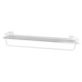 Maxbell Maxbell Floating Shelf Wall Mounted Toilet Shelf Easy Clean Kitchen Removable Holder White 60cm