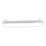 Maxbell Maxbell Floating Shelf Wall Mounted Toilet Shelf Easy Clean Kitchen Removable Holder White 60cm