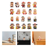 Maxbell Maxbell Mini Figurine Automotive Interior Cute Tabletop Statue for Office Home Shelf Style A