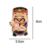 Maxbell Maxbell Mini Figurine Automotive Interior Cute Tabletop Statue for Office Home Shelf Style A