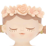 Maxbell Maxbell Head Planter Decorative Ornament Resin Flower Pot for Office Home Decor Style C