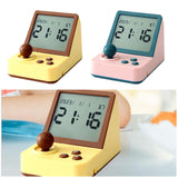 Maxbell Maxbell Small Alarm Clock Easy Operation Multifunction Digital Clock for Living Room Yellow