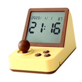 Maxbell Maxbell Small Alarm Clock Easy Operation Multifunction Digital Clock for Living Room Yellow