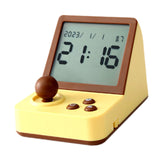 Maxbell Maxbell Small Alarm Clock Easy Operation Multifunction Digital Clock for Living Room Yellow
