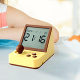 Maxbell Maxbell Small Alarm Clock Easy Operation Multifunction Digital Clock for Living Room Yellow
