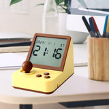 Maxbell Maxbell Small Alarm Clock Easy Operation Multifunction Digital Clock for Living Room Yellow