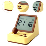 Maxbell Maxbell Small Alarm Clock Easy Operation Multifunction Digital Clock for Living Room Yellow