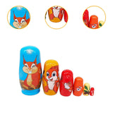 6x Russian Nesting Dolls Cute Matryoshka Dolls for Holiday New Year Birthday
