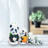 Matryoshka Dolls Crafts Russian Wooden Nesting Dolls for Home Office Bedroom