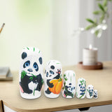 Matryoshka Dolls Crafts Russian Wooden Nesting Dolls for Home Office Bedroom