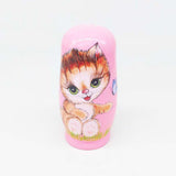 Russian Matryoshka Dolls Art Crafts Wood Statue for Christmas Office Cabinet