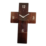 Maxbell Maxbell Wall Clock Modern Non Ticking Small Silent Clock for Living Room Office Gift dark brown