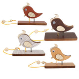 Maxbell Maxbell Woodpecker Door Bell Decorative Hanging Ornament for Entrance Bedroom Window Brown