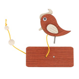 Maxbell Maxbell Woodpecker Door Bell Decorative Hanging Ornament for Entrance Bedroom Window Brown