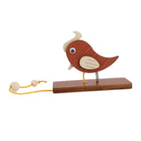 Maxbell Maxbell Woodpecker Door Bell Decorative Hanging Ornament for Entrance Bedroom Window Brown