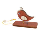 Maxbell Maxbell Woodpecker Door Bell Decorative Hanging Ornament for Entrance Bedroom Window Brown
