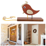 Maxbell Maxbell Woodpecker Door Bell Decorative Hanging Ornament for Entrance Bedroom Window Brown