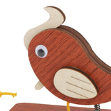 Maxbell Maxbell Woodpecker Door Bell Decorative Hanging Ornament for Entrance Bedroom Window Brown