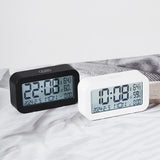 Maxbell Maxbell Alarm Clock Snooze Setting Large Display LCD Clock for Indoor Bedroom Office White