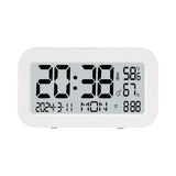 Maxbell Maxbell Alarm Clock Snooze Setting Large Display LCD Clock for Indoor Bedroom Office White