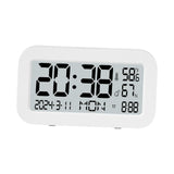 Maxbell Maxbell Alarm Clock Snooze Setting Large Display LCD Clock for Indoor Bedroom Office White