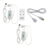 Maxbell Maxbell USB Extension Cord with Remote Control DIY for Ceiling Fan USB Fan Desk Lamp