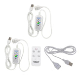 Maxbell Maxbell USB Extension Cord with Remote Control DIY for Ceiling Fan USB Fan Desk Lamp