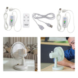Maxbell Maxbell USB Extension Cord with Remote Control DIY for Ceiling Fan USB Fan Desk Lamp
