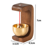 Maxbell Shopkeepers Bell for Door Opening Welcome Wind Chime for Home Office Porches C Shape