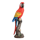 Maxbell Parrot Figurine Souvenir Resin Animal Sculpture for Indoor Table Living Room