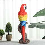 Maxbell Parrot Figurine Souvenir Resin Animal Sculpture for Indoor Table Living Room