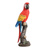 Maxbell Parrot Figurine Souvenir Resin Animal Sculpture for Indoor Table Living Room