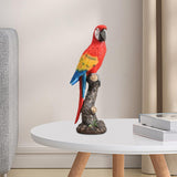 Maxbell Parrot Figurine Souvenir Resin Animal Sculpture for Indoor Table Living Room