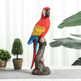 Maxbell Parrot Figurine Souvenir Resin Animal Sculpture for Indoor Table Living Room