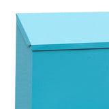 Maxbell Wall Mount Mailbox Rainproof Wall Hanging Mail Box for Porch Gate Front Door blue