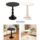 Maxbell Maxbell Couch Table (52cm in Height) Decor Modern Side Table for Balcony Hotel Cabin Black Small
