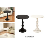 Maxbell Maxbell Couch Table (52cm in Height) Decor Modern Side Table for Balcony Hotel Cabin Black Small