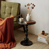 Maxbell Maxbell Couch Table (52cm in Height) Decor Modern Side Table for Balcony Hotel Cabin Black Small