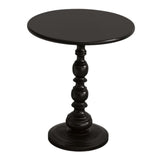Maxbell Maxbell Couch Table (52cm in Height) Decor Modern Side Table for Balcony Hotel Cabin Black Small