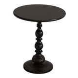 Maxbell Maxbell Couch Table (52cm in Height) Decor Modern Side Table for Balcony Hotel Cabin Black Small