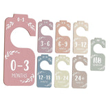 Maxbell 8x Wooden Baby Closet Dividers for Babies Your Little Baby Girls or Boy Room